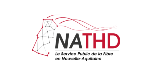 Logo de la Société Publique Locale Nouvelle-Aquitaine Très Haut Débit